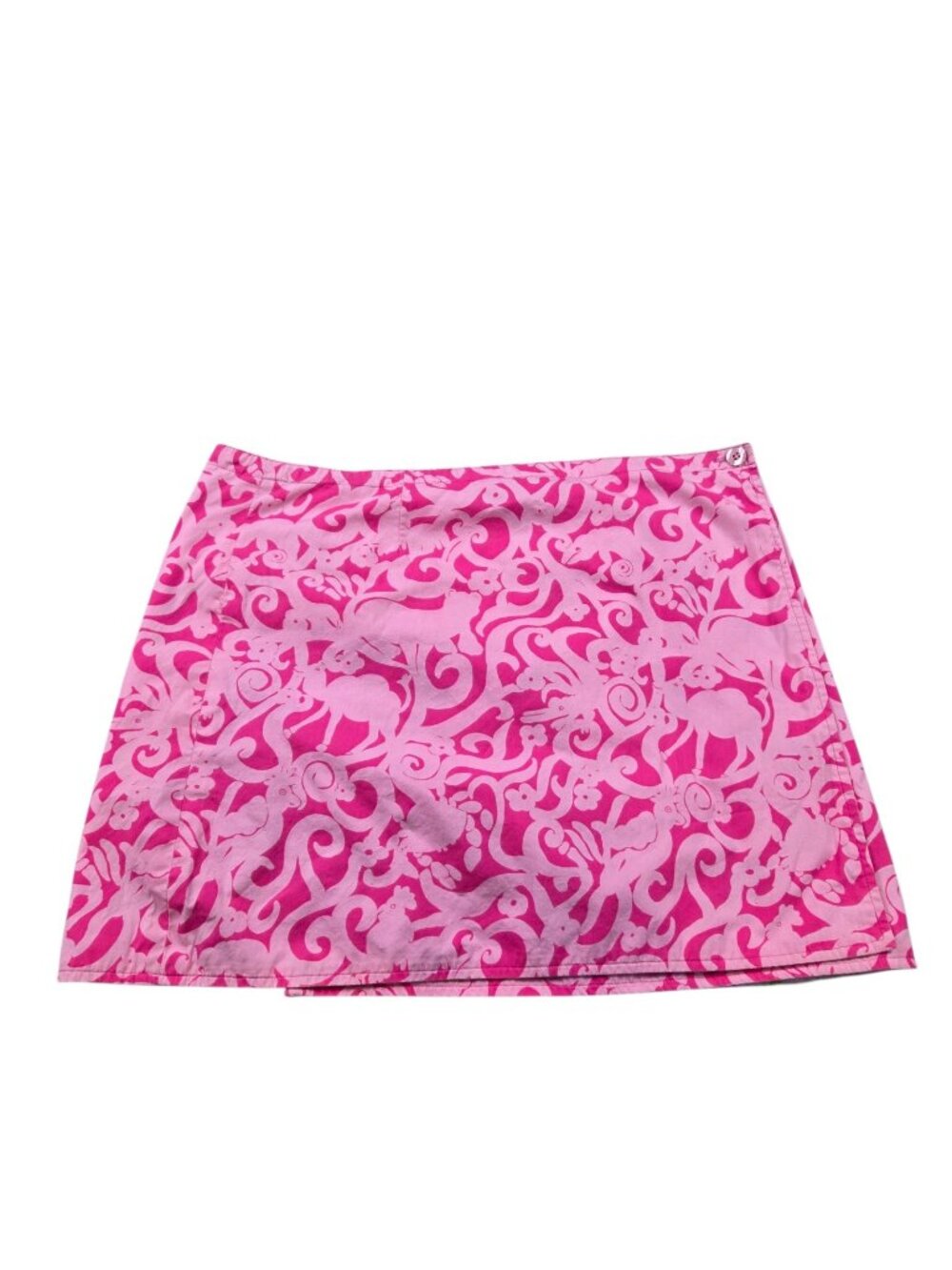 Vintage LILLY PULITZER Skirt Womens 8 Rhonda Elephant A-Line Floral